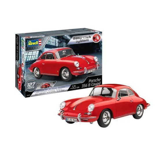 Porsche 356 B Coupe Easy-Click-System Revell Bouwpakket Om In Elkaar Te Zetten Kleurig