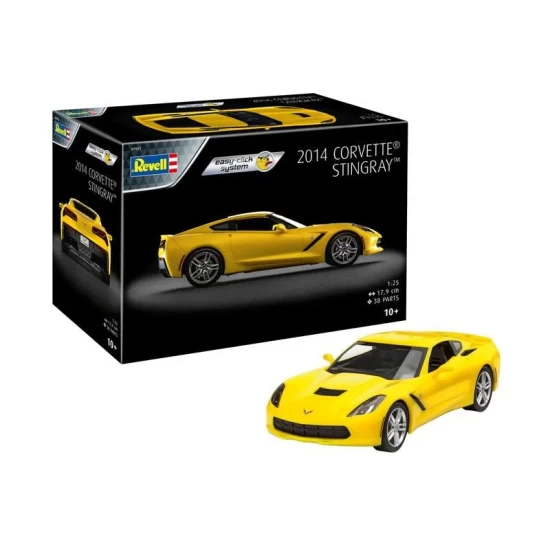 2014 Corvette Stingray Easy-Click-System Revell Bouwpakket Om In Elkaar Te Zetten Kleurig 2014 Corvette Stingray Easy-Click-System Revell Bouwpakket Om In Elkaar Te Zetten Kleurig
