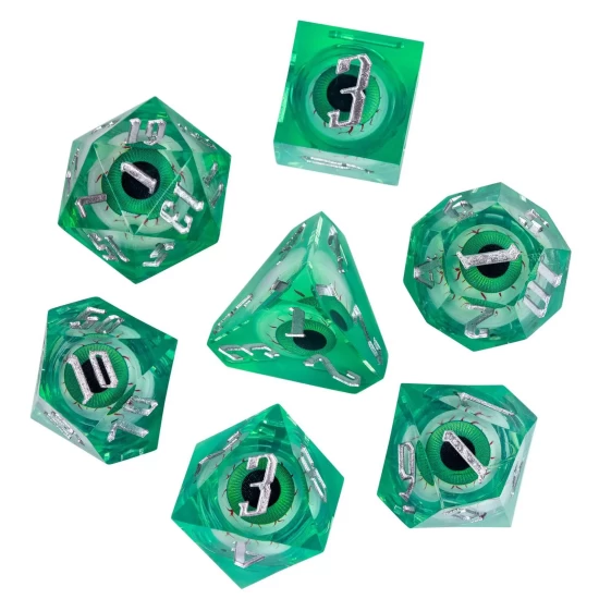 Dobbelst.set Oog Liquid Groen Brick
