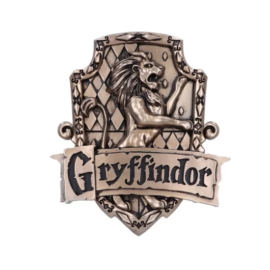 Officially Licensed Harry Potter Gryffindor Crest Wall Plaque Bronze 20Cm