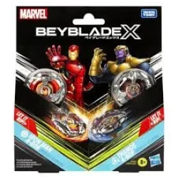 Beyblade X - Dual Pack - Iron Man 4-80B (Stamina) & Thanos 4-60P (Balance) Beyblade X - Dual Pack - Iron Man 4-80B (Stamina) & Thanos 4-60P (Balance)