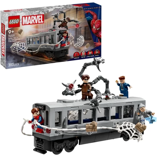 Lego Marvel Superhelden 76321 Spider-Man Vs. Doc Ock: Confrontatie In De Metro Lego Marvel Superhelden 76321 Spider-Man Vs. Doc Ock: Confrontatie In De Metro