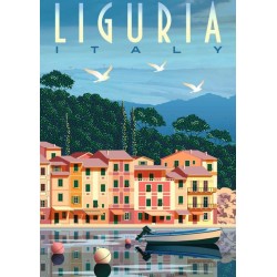 Postcard From Liguria Italy (1000)