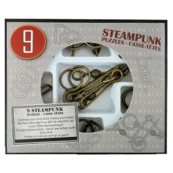 Steampunk Breinpuzzels Grijs 9St.