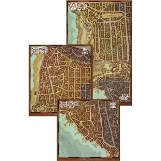 Dungeons And Dragons Waterdeep Dragon Heist Map Set