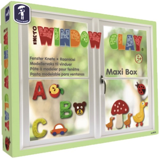 Mijn Peuterklei - Raamklei Maxi Doos Mijn Peuterklei - Raamklei Maxi Doos