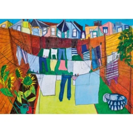 Puzzle In The Courtyard 1000 Heye New