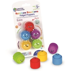 Learning Resources - Rainbow Emotion Fidget Poppers