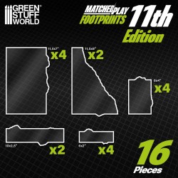 11Th Edition Glasspack Footprints Wh40K Compatible 11Th Edition Glasspack Footprints Wh40K Compatible
