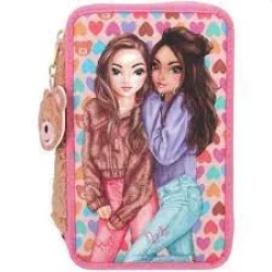 Topmodel 3-Vaks Etui Teddy Cool Topmodel 3-Vaks Etui Teddy Cool