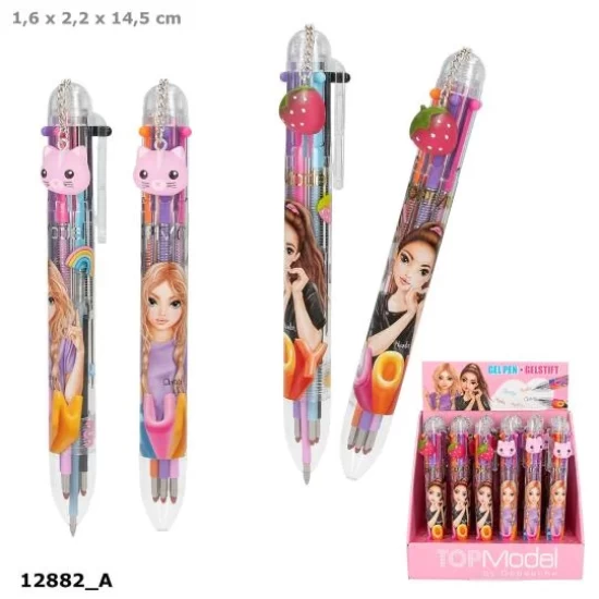 Topmodel Gelpen Met 6 Kleuren Topmodel Gelpen Met 6 Kleuren