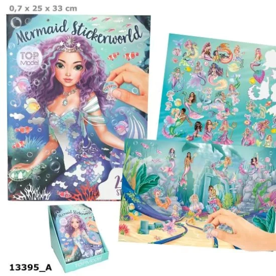 Topmodel Metallic Stickerworld Mermaid