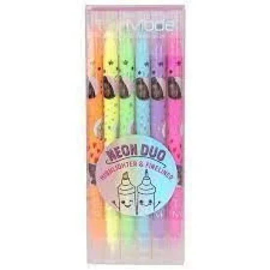 Topmodel Neon Duo Highlighter & Fineliner