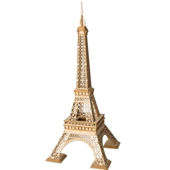 Robotime 3D Houten Puzzel Eiffeltoren Tg501 165×165×365Cm