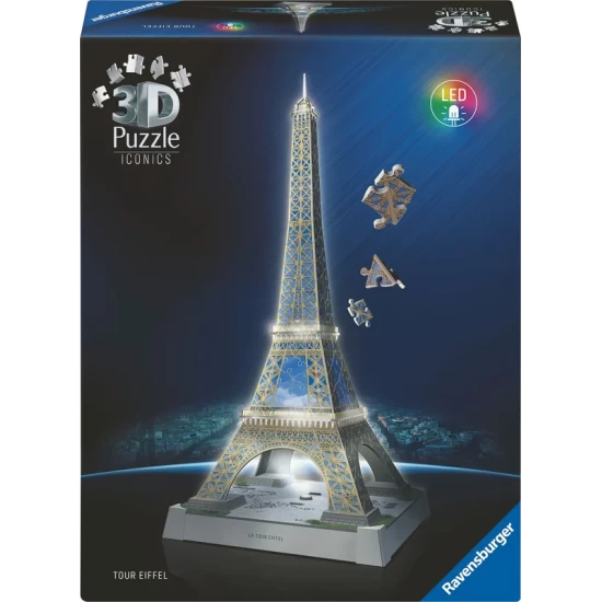 Iconics – Eiffel Tower – With Light 3D (216) Iconics – Eiffel Tower – With Light 3D (216)