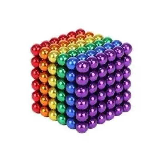 Magneet Balletjes - 216 Stuks - 5Mm - Regenboog