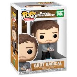 Parks And Recreation 15Th Anniversary Pop! Tv Vinyl Figure Andy Radical 9 Cm