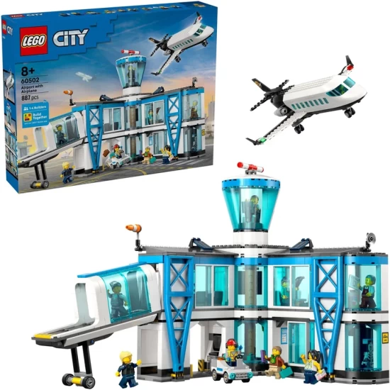 Lego City 60502 Luchthaven Met Vliegtuig Lego City 60502 Luchthaven Met Vliegtuig