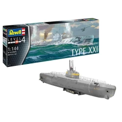 German Submarine Type Xxi Revell Modelbouwpakket German Submarine Type Xxi Revell Modelbouwpakket