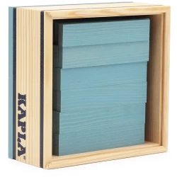 Kapla - 40 Squares - Colored Planks Light Blue