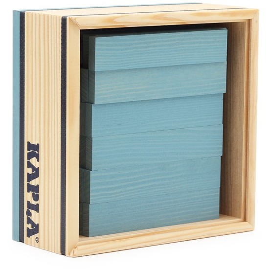Kapla - 40 Squares - Colored Planks Light Blue