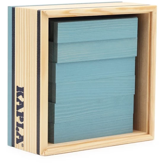 Kapla - 40 Squares - Colored Planks Light Blue