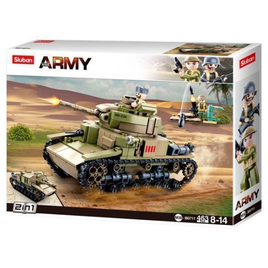 Sluban Wwii - Italiaanse Tank 2In1