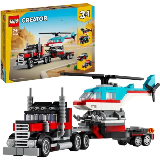 Lego Creator 31146 Truck Met Helikopter