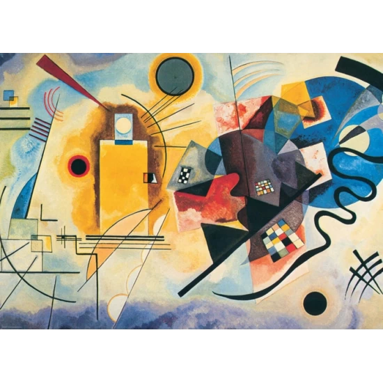 Yellow Red Blue – Wassily Kandinsky (1000)