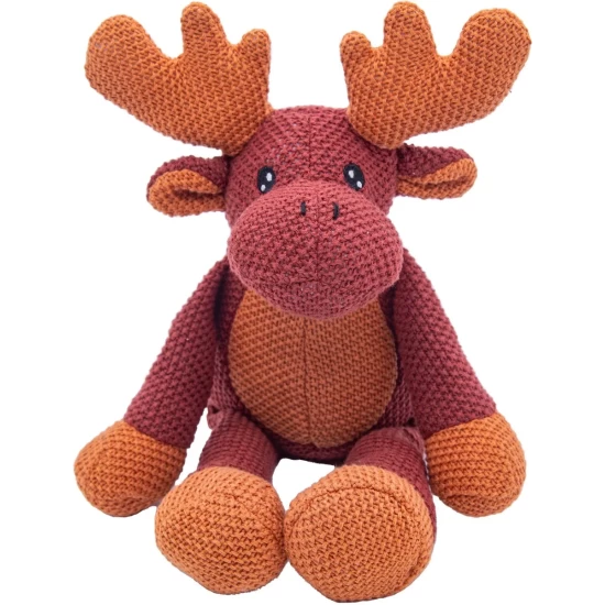 Cute Since 1999 - Katoenen Knuffel - Rode Rendier - Baby Knuffel - 17Cm
