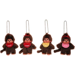 Monchhichi Sleutelhangers Diverse Uitvoering 10 Cm Monchhichi Sleutelhangers Diverse Uitvoering 10 Cm