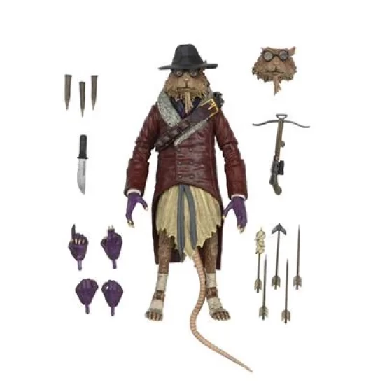 Universal Monsters X Tmnt ? 7? Scale Action Figure ? Ultimate Splinter As Van Helsing