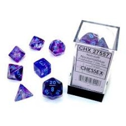Nebula Mini-Polyhedral Nocturnal/Blue Luminary Dobbelsteen Set (7 Stuks) Nebula Mini-Polyhedral Nocturnal/Blue Luminary Dobbelsteen Set (7 Stuks)