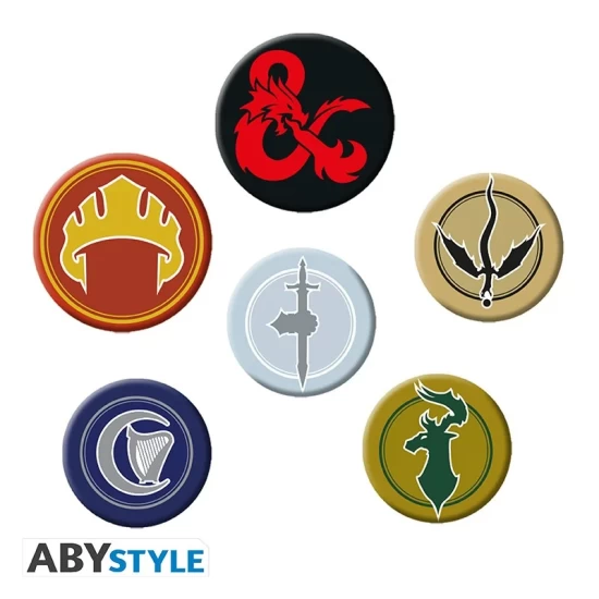 Dungeons & Dragons - Badge Pack  Factions X4