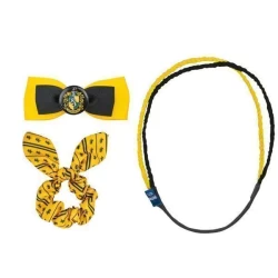 Harry Potter: Hufflepuff Trendy Scrunchy Bunny Ear Clip Headband Set Harry Potter: Hufflepuff Trendy Scrunchy Bunny Ear Clip Headband Set