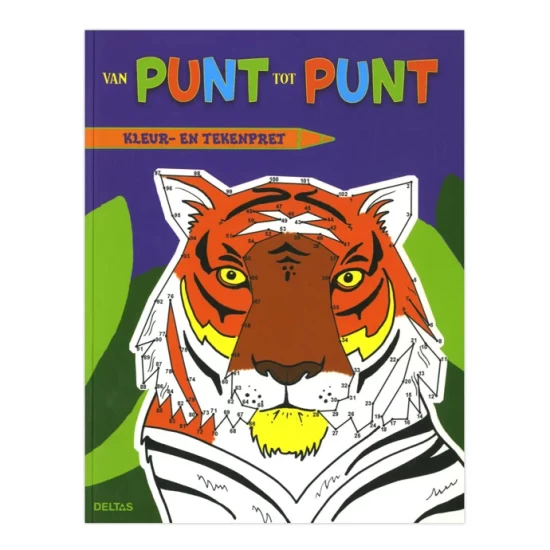Van Punt Tot Punt Kleur- En Tekenpret