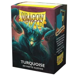 Dragon Shield Standard Size Matte Sleeves Turquoise 'Atebeck' (100 Sleeves) Dragon Shield Standard Size Matte Sleeves Turquoise 'Atebeck' (100 Sleeves)