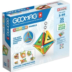 Geomag Supercolor Panels Recycled 35 Pcs Geomag Supercolor Panels Recycled 35 Pcs