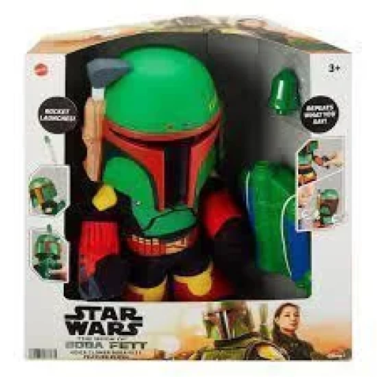 Star Wars: The Book Of Boba Fett Electronic Plush Figure Voice Cloner Boba Fett 30 Cm