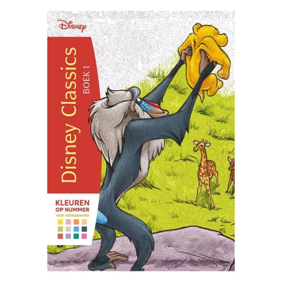 Disney Classics Boek 1 - Kleuren Op Nummer Voor Volwassenen