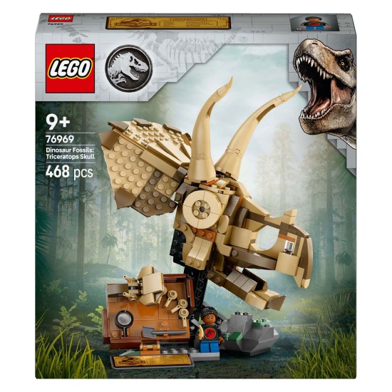 Lego Jurassic World 76969 Dinosaurusfossielen: Triceratops Schedel Lego Jurassic World 76969 Dinosaurusfossielen: Triceratops Schedel