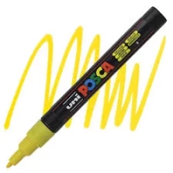 Posca Verfmarker (Conisch) Fijn: Geel