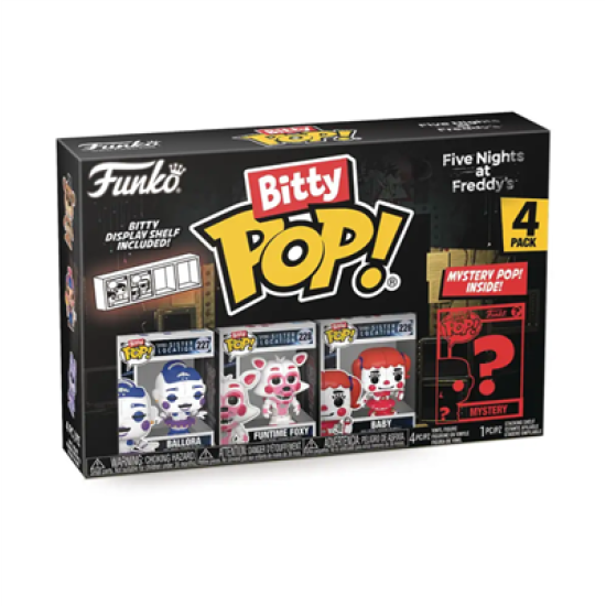 Five Nights At Freddy's Bitty Pop! Vinyl Figure 4-Pack Ballora 25 Cm
