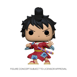 One Piece Pop! Television Vinyl Figure Luffy In Kimono 9 Cm
