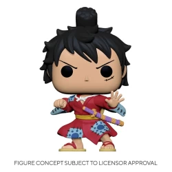One Piece Pop! Television Vinyl Figure Luffy In Kimono 9 Cm