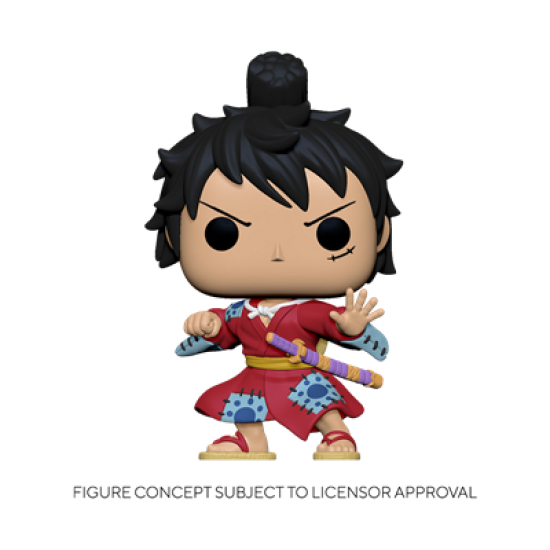 One Piece Pop! Television Vinyl Figure Luffy In Kimono 9 Cm