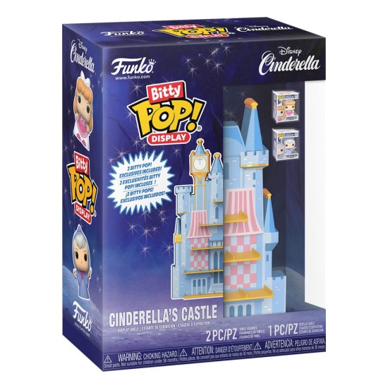 Disney Bitty Pop! With 2 Vinyl Figures Cinderella's Castle