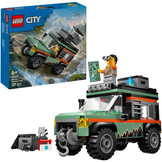 Lego City 60447 4X4 Terreinwagen Voor In De Bergen