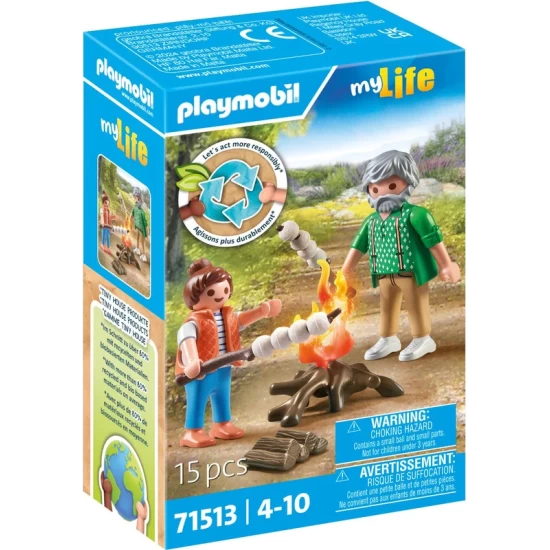 Playmobil My Life Kampvuur Met Marshmallows - 71513