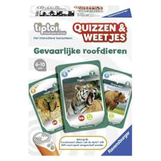 Tiptoi®K&W: Gevaarlijke Roofdieren Tiptoi®K&W: Gevaarlijke Roofdieren